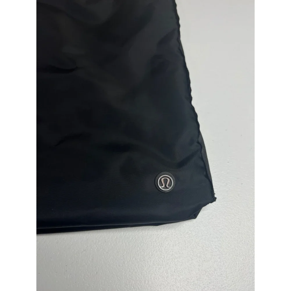 Lululemon Bring It Om Tote Bag Black Expandable Gym Yoga